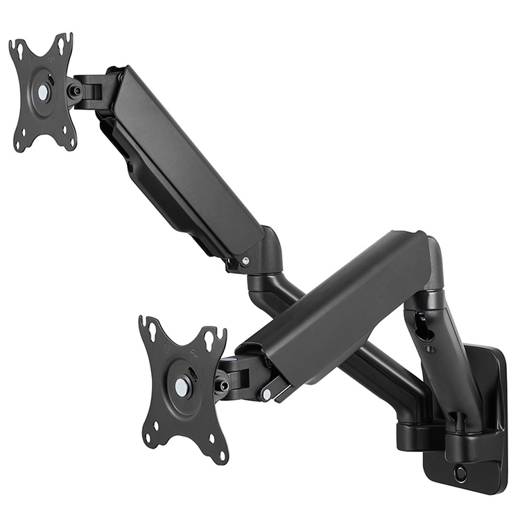 LWA-125B 풀모션 벽마운트 듀얼 스프링 모니터암