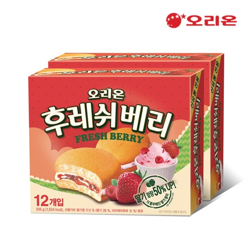 오리온 후레쉬베리 336g (2개)_이미지