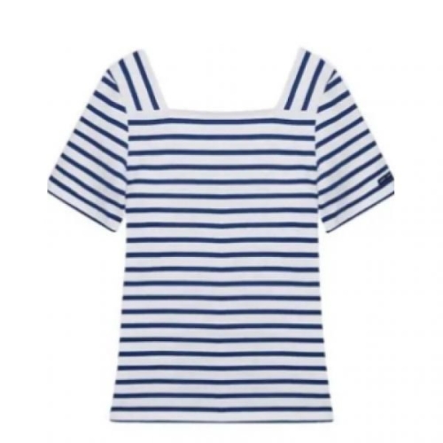  세인트제임스 SAINT JAMES 24 Pleneuf Coton R Neige/Marine 8952-88 플레뇌프 꼬똥 간편