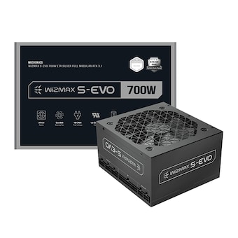<b>마이크로닉스</b> WIZMAX S-EVO <b>700W</b> ETA실버 풀모듈러 ATX 3.1