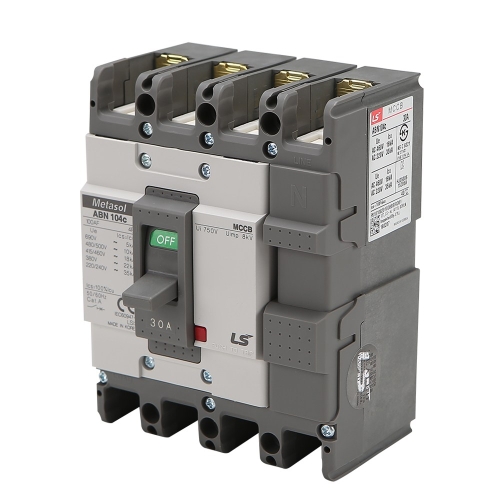 배선용차단기 ABN 104C 30A 50A 60A 75A 100A메타솔 NFB 4P METASOL MCCB 배전함 분전반 ..