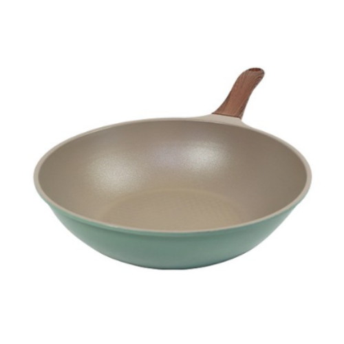 키친아트 본 우드 파스텔민트 다이아 궁중팬 (28cm)_이미지