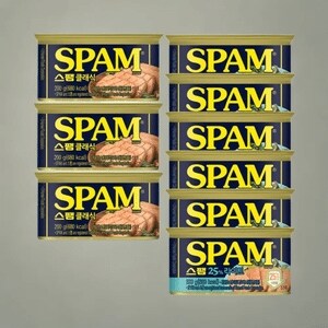 CJ제일제당 <b>스팸</b> 클래식 <b>200g</b> 3개 + <b>스팸</b> 25% 라이트 <b>200g</b> 6개