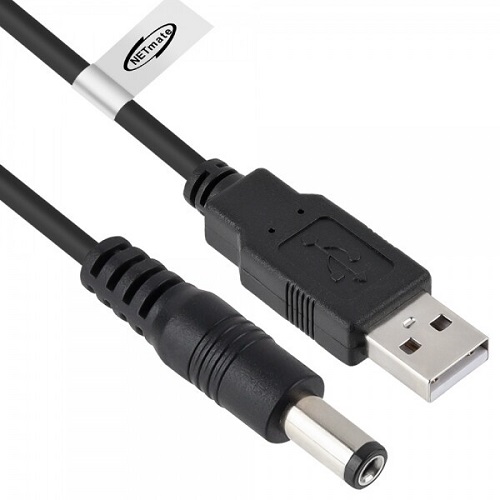 강원전자 NETmate NMC-UP212018B USB to DC 5.5x2.1 케이블