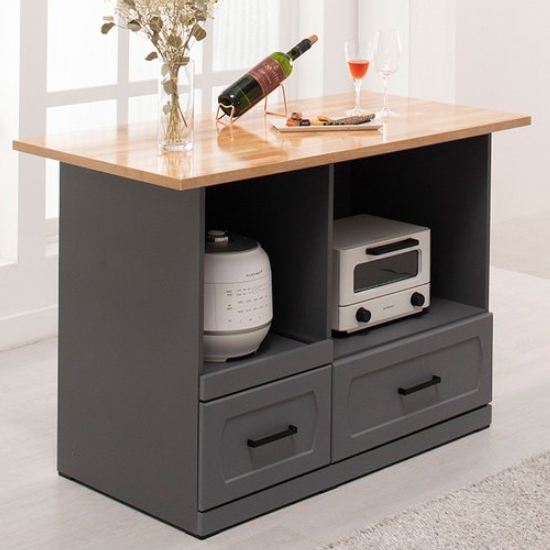 에보니아 산토리 렌지대형 아일랜드 홈바 식탁 1200 (의자별도)_이미지