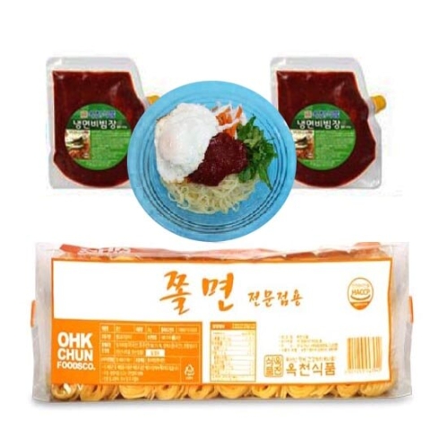 옥천 쫄면2kg+비빔장500gx2봉 셋트10인분 36181452
