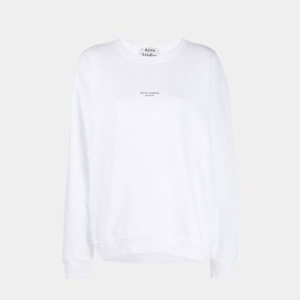  아크네스튜디오 남성 리버스로고 스웨트 옵틱화이트 맨투맨 AI0045 183