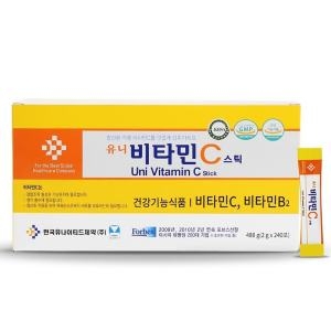 [불명] 한국유나이티드제약 유니 비타민C 스틱 2g 240포