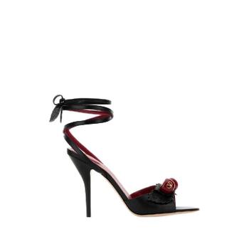 발렌티노 가라바니 leaf embellishment sandals 8W2S0NY2TGE T