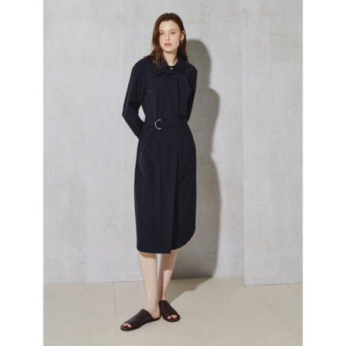 모노 실루엣 트렌치 셔츠 원피스 CS4A0OP321