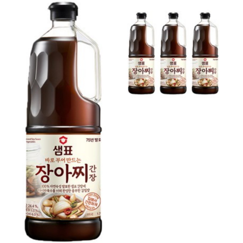 샘표 장아찌간장 1.7L (4개)_이미지
