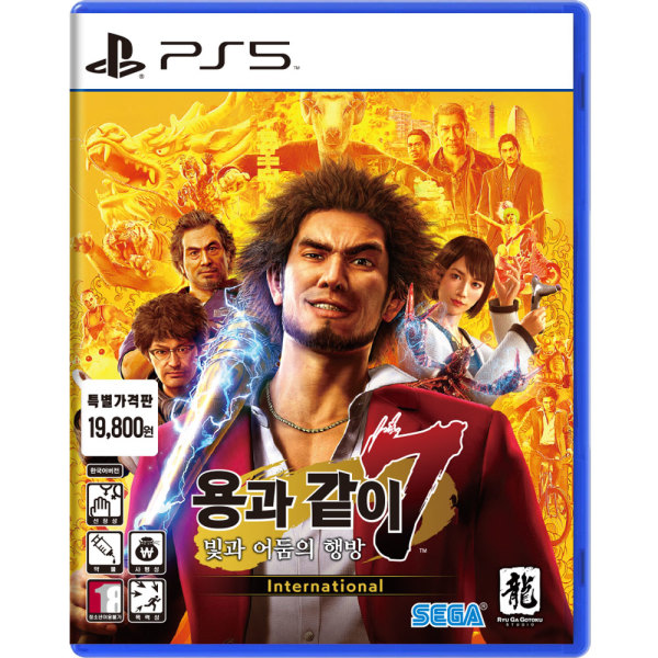  용과 같이 7: 빛과 어둠의 행방 -신가격판- 한글판 PS5, 패키지디스크