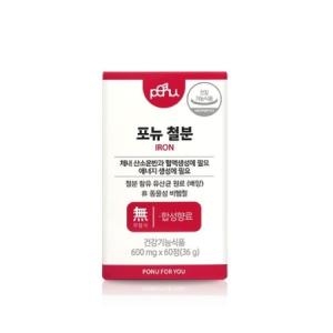 포뉴 철분제 60정이미지입니다. 누르면 해당 게시물로 새창이동합니다.