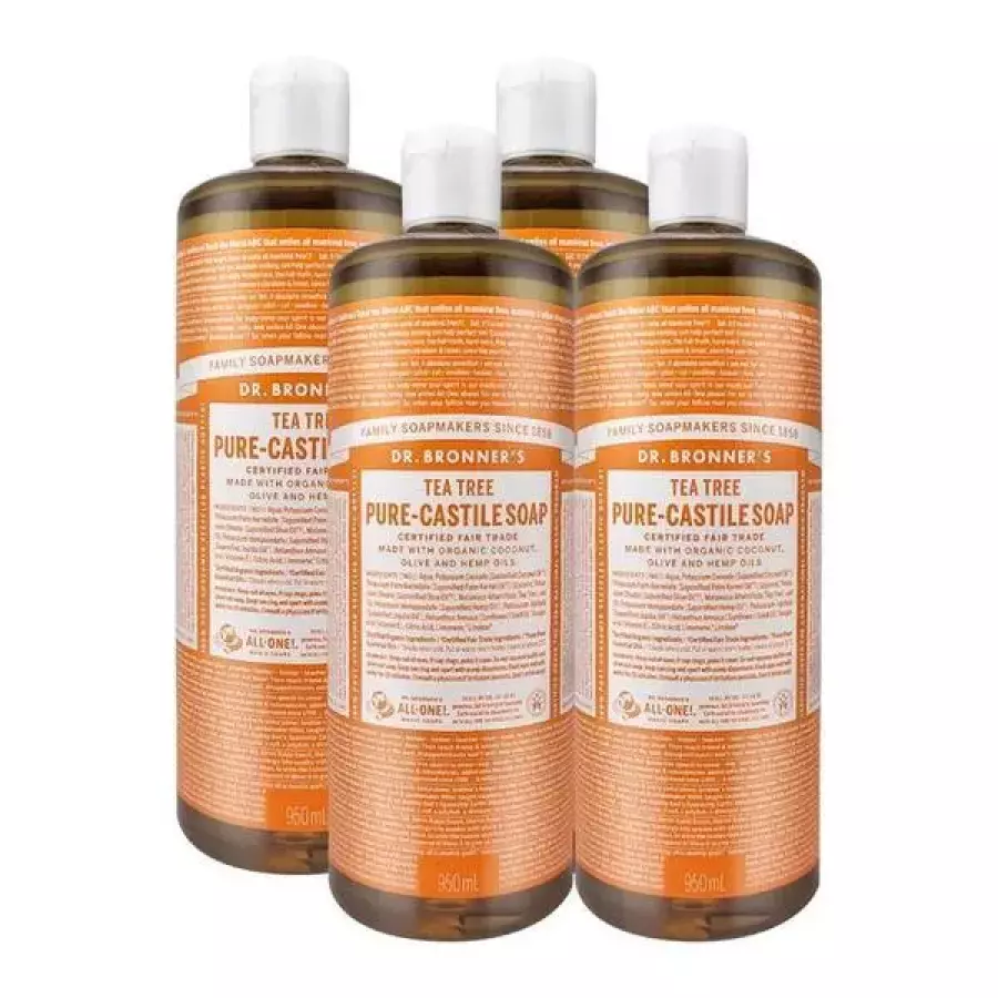닥터브로너스 티트리 퓨어 캐스틸 솝 950ml (4개)_이미지