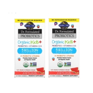 에이치브이엘 가든오브라이프 Dr. Formulated 프로바이오틱스 키즈 50억 수박 30정 (2개)