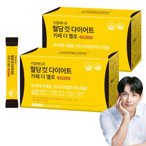 리얼메디온 혈당컷 다이어트 카페 더 옐로 30포 (2개)