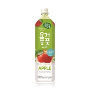 웅진식품 자연은 요거풋풋 사과 1.5L (12개)_이미지