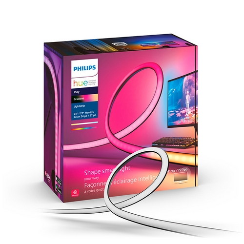 필립스 LED hue play 그라디언트 PC 라이트스트립 24-27인치 모니터용 (단품)_이미지