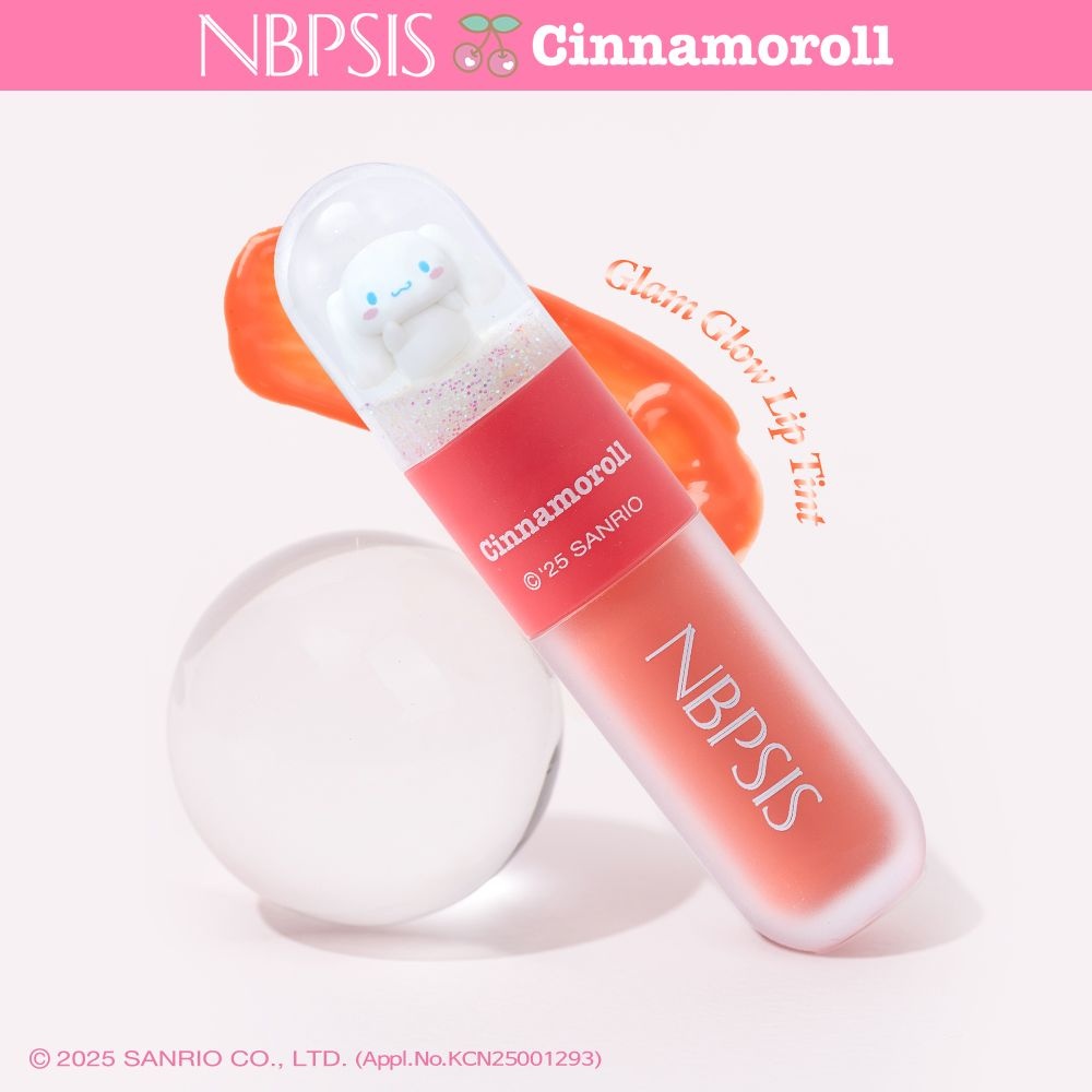 엔비피시스 시나모롤 글램 글로우 립 틴트 에프리콧 3g (1개)_이미지