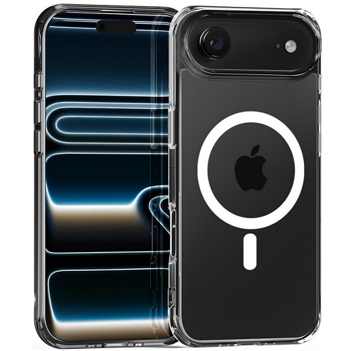 맥앤블랙 아이폰 에어 2배 자력 맥세이프 투명 케이스_이미지