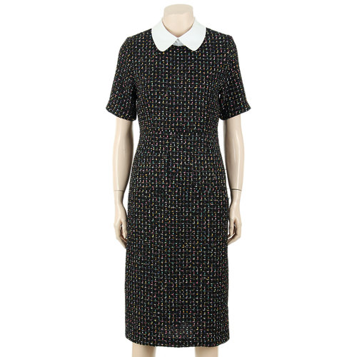 아이올리 플라스틱아일랜드 투포켓 트위드 롱 원피스 PJ2WO304