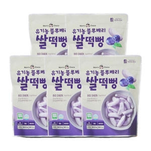 에이뷰 유기농 블루베리 쌀떡뻥 25g (5개)_이미지