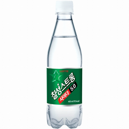 롯데칠성음료 칠성스트롱 사이다 5.0 400ml (24개)_이미지