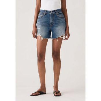RIBCAGE ZIP Denim shorts like it love 7500887