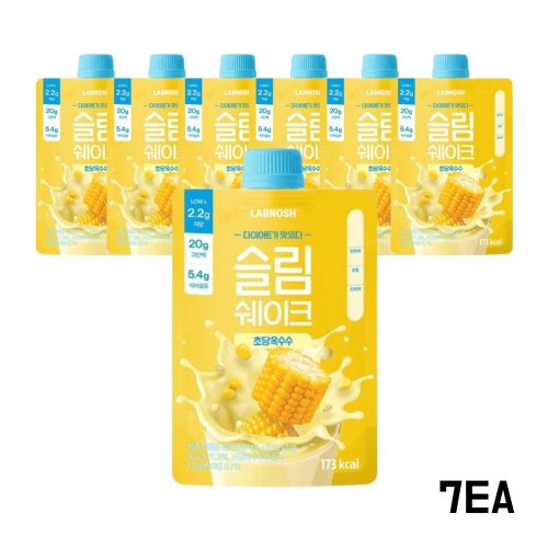랩노쉬 슬림쉐이크 초당옥수수 45g (7개)_이미지