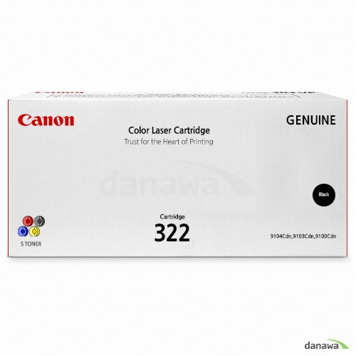 Canon 정품 CRG-322BK 검정