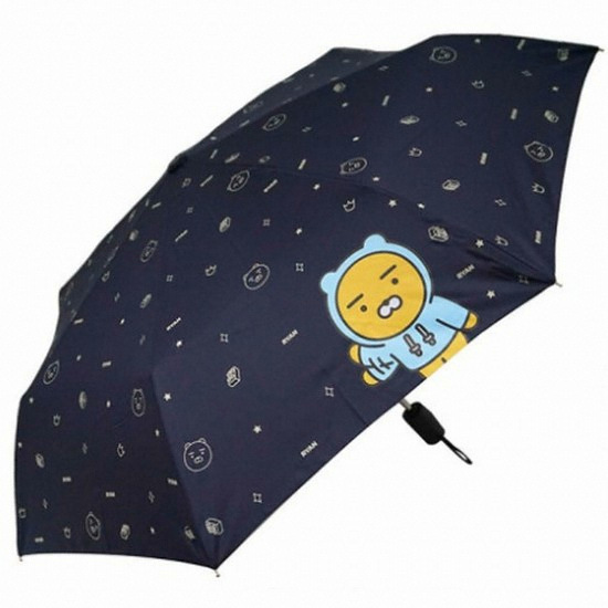 카카오프렌즈 치얼업 3단 완전자동 우산 70009