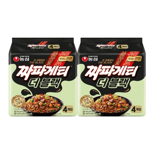 농심 짜파게티 더 블랙 116g (8개)_이미지