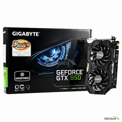 GIGABYTE 지포스 GTX950 UD2 OC D5 2GB 윈드포스_이미지