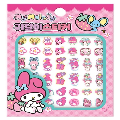 마이멜로디 귀걸이 스티커