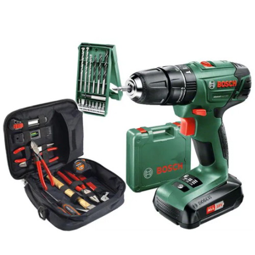 보쉬 홈앤가든 Advanced Impact 1800 PRO2 충전 전동드릴 세트 (2.0Ah, 배터리 1개)_이미지