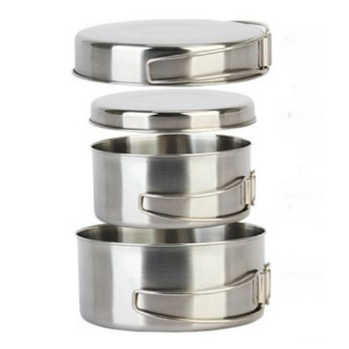 커스커즈 스테인리스 코펠세트 4p_이미지