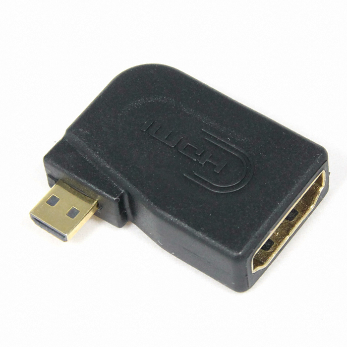 HDMI(F)/Micro HDMI(M) 꺾임젠더 ML-H012