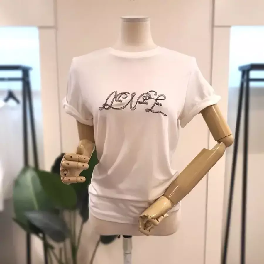 리오셀 자수 반팔티셔츠 KETSQ601CR