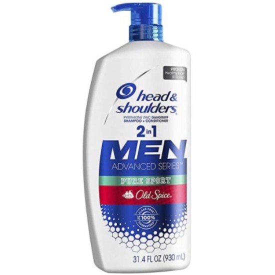 올드스파이스 퓨어 스포츠 2in1 샴푸 930ml