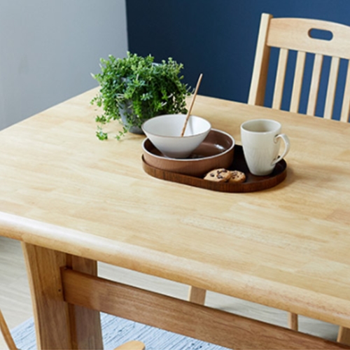 베스트리빙 오츠카 카파 원목 식탁 1350 (회전암체어4개)_이미지