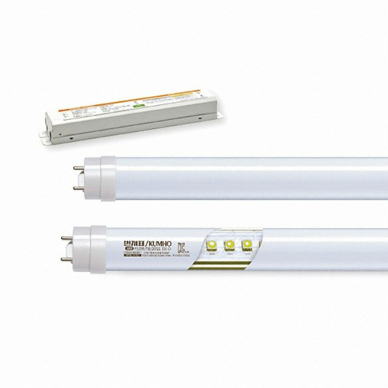 금호전기 번개표 LED FL 형광등 주광색 19.7W 안정기포함