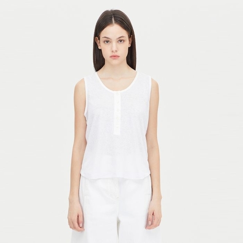 SISLEY 레이니 슬리브리스 티셔츠_SATS41431WH 219943
