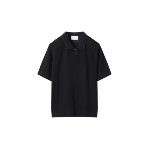 블랙 텍스처 칼라 스웨터 C9WAM25411BKX