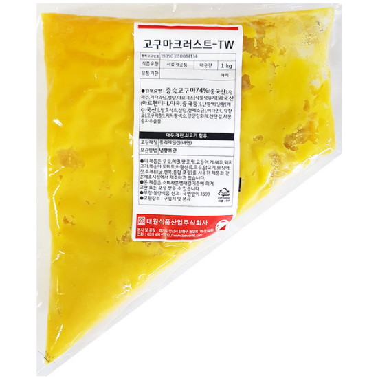 태원식품산업 고구마크러스트TW 1kg (1개)_이미지