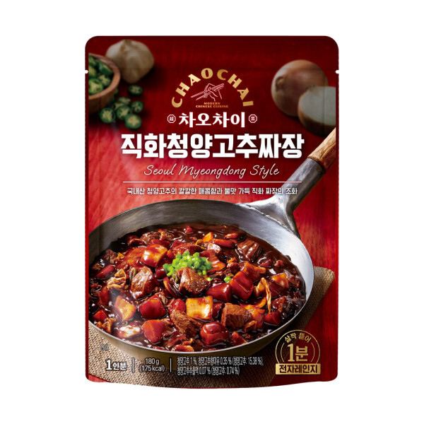 샘표식품 샘표 차오차이 직화 청양고추 짜장 180g[10개]