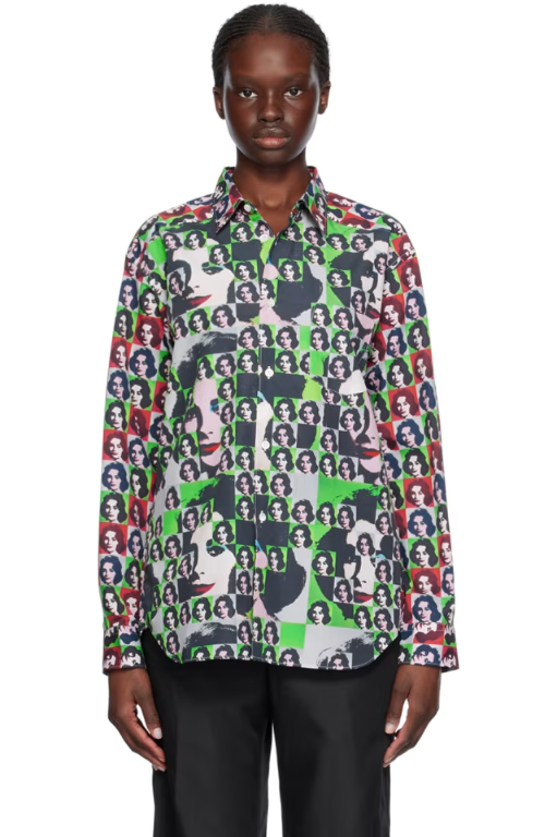 꼼데가르송 셔츠 Multicolor Andy Warhol Shirt 241270F109007_이미지