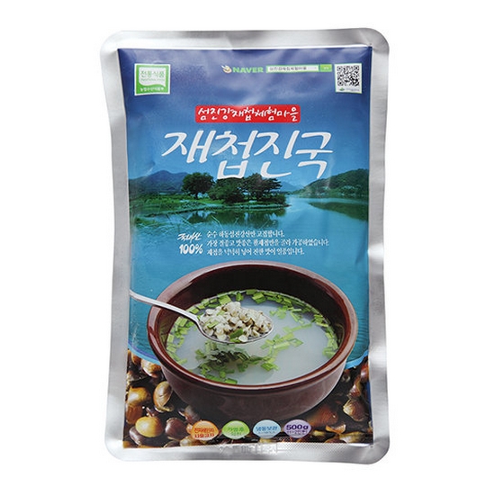 섬진강재첩체험마을 섬진강 재첩진국 500g (20개)