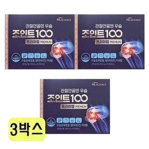 에이치엘사이언스 관절연골엔 우슬조인트100 프리미엄 60정 (3개)