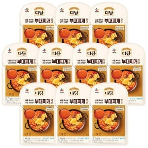 다담 부대찌개양념 140G X10개+정통된장찌개양념