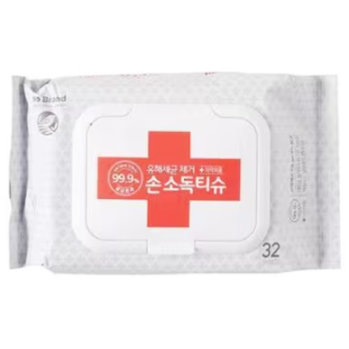 노브랜드 손소독티슈 캡형 32매 (20팩)_이미지